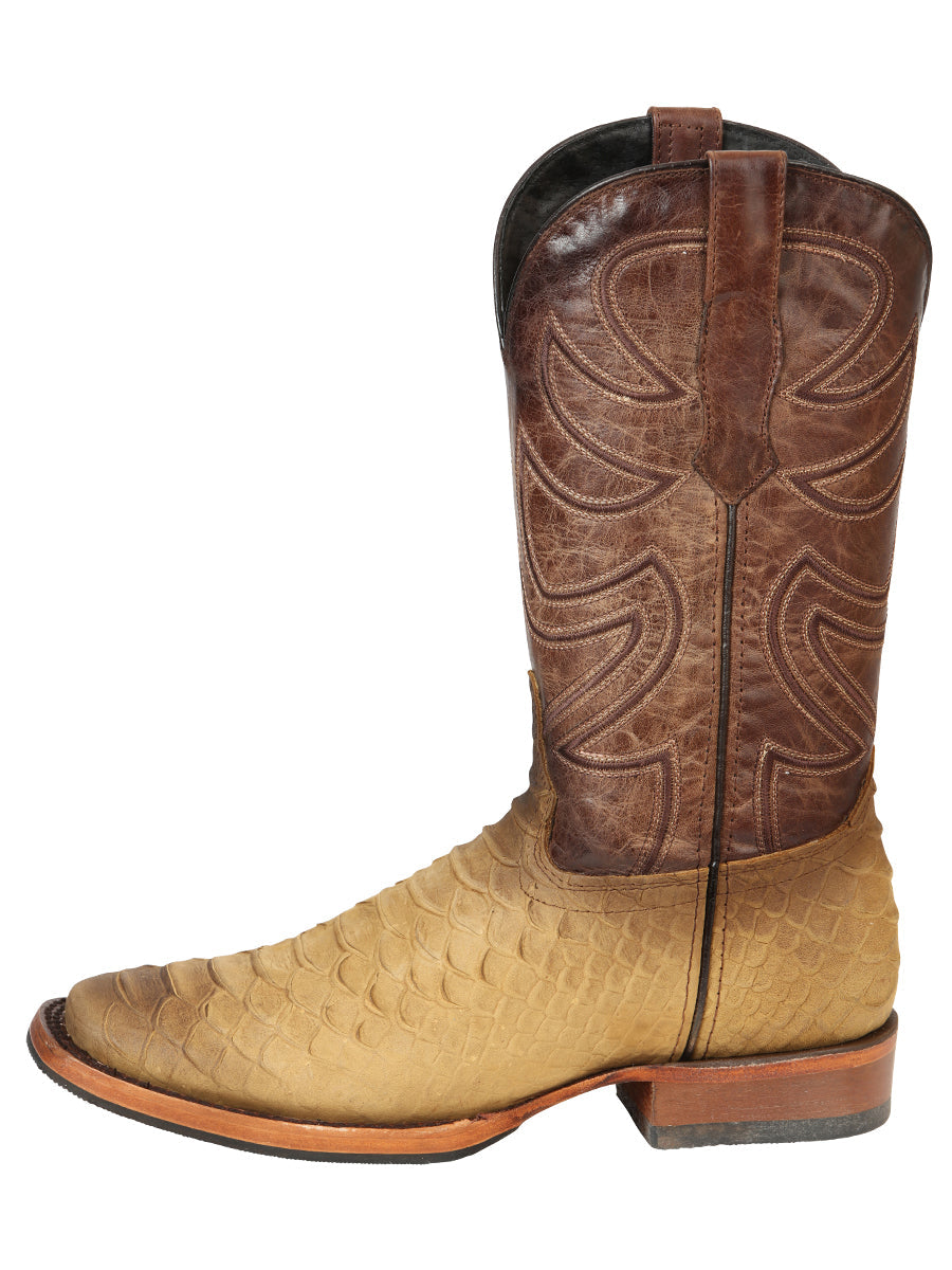 El General Rodeo Boot Imitation Python Honey 45563