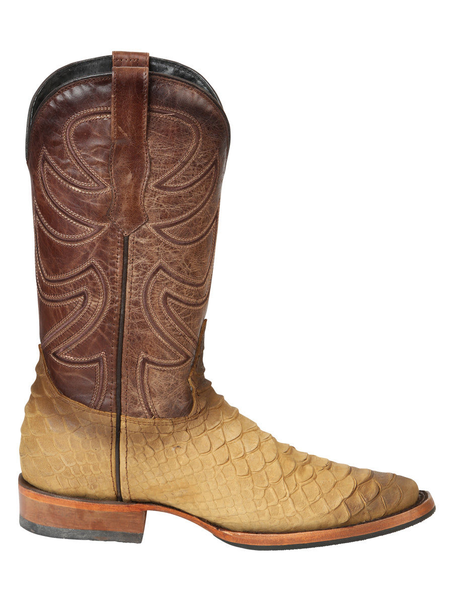 El General Rodeo Boot Imitation Python Honey 45563