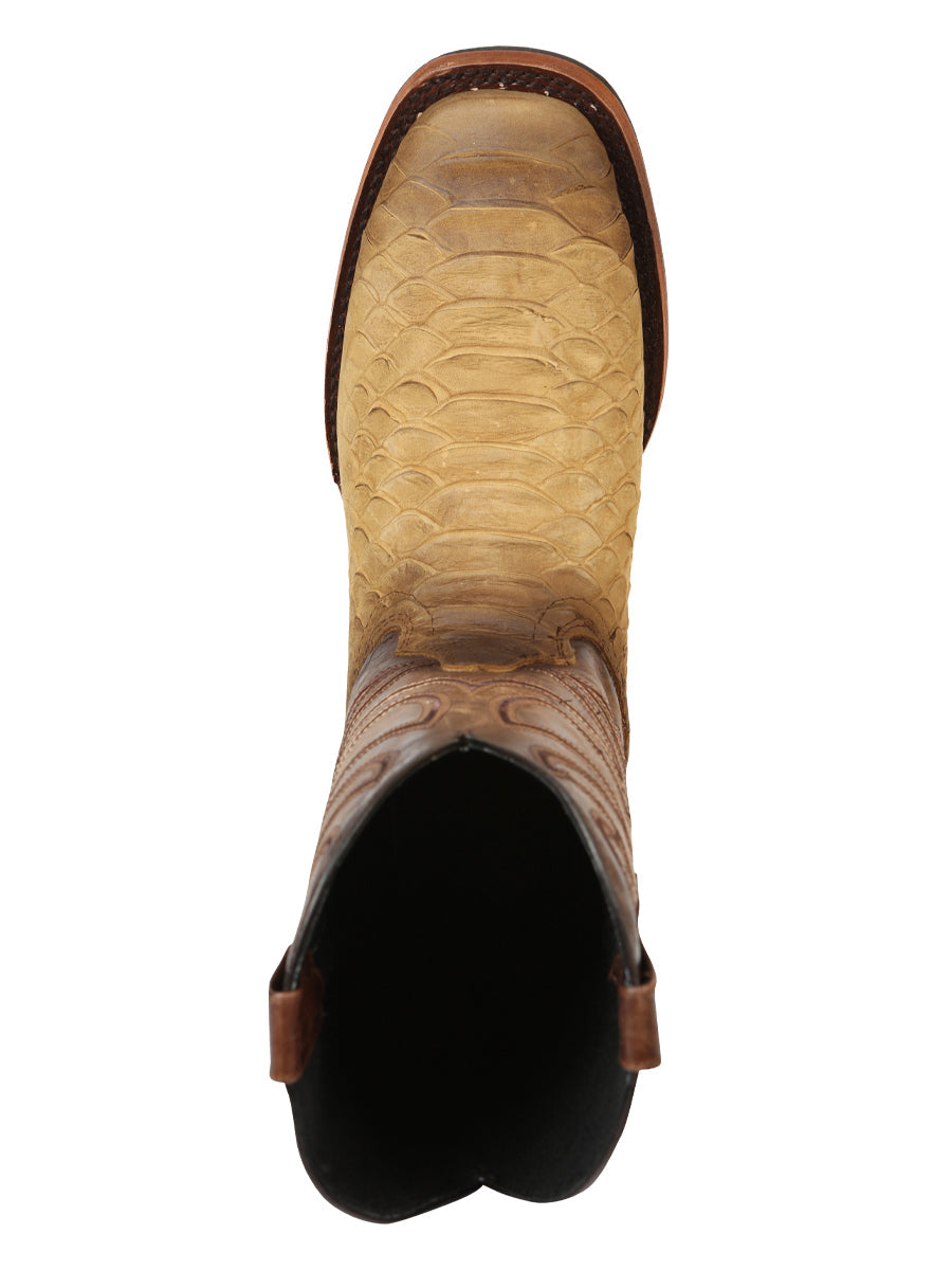 El General Rodeo Boot Imitation Python Honey 45563