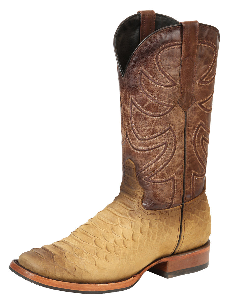 El General Rodeo Boot Imitation Python Honey 45563