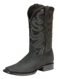 El General Rodeo Boot Nobuck Leather Black 45567