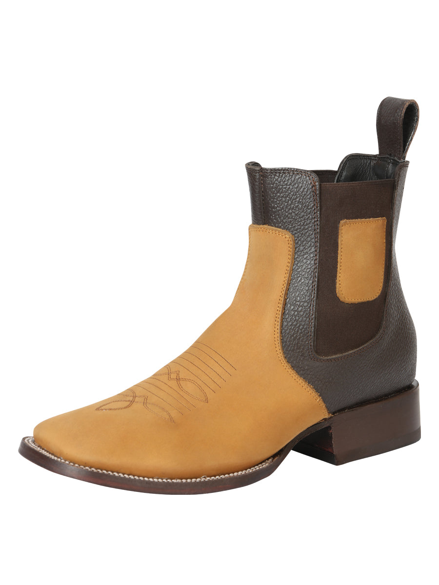 El General Nobuck Ankle Boots Honey 45582