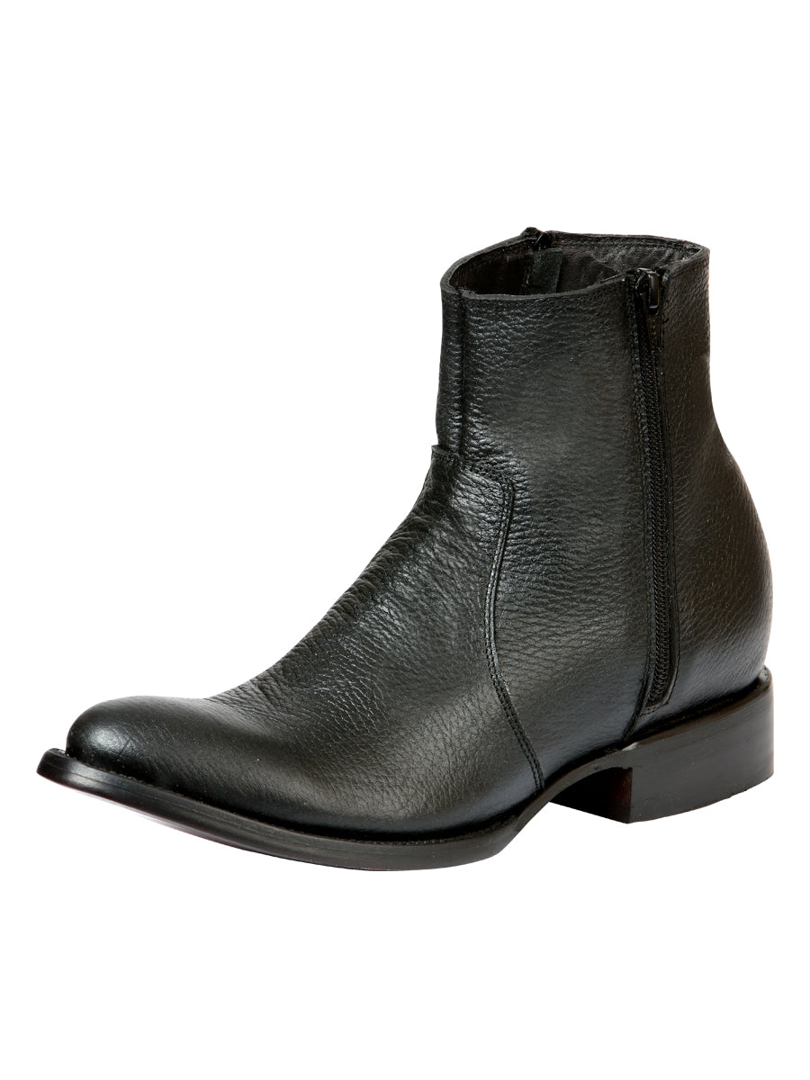 El General Side Zip Ankle Boot Black 45586