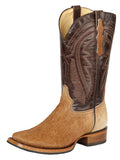 El General Cowboy Boot Cowhide Honey Brown 45669