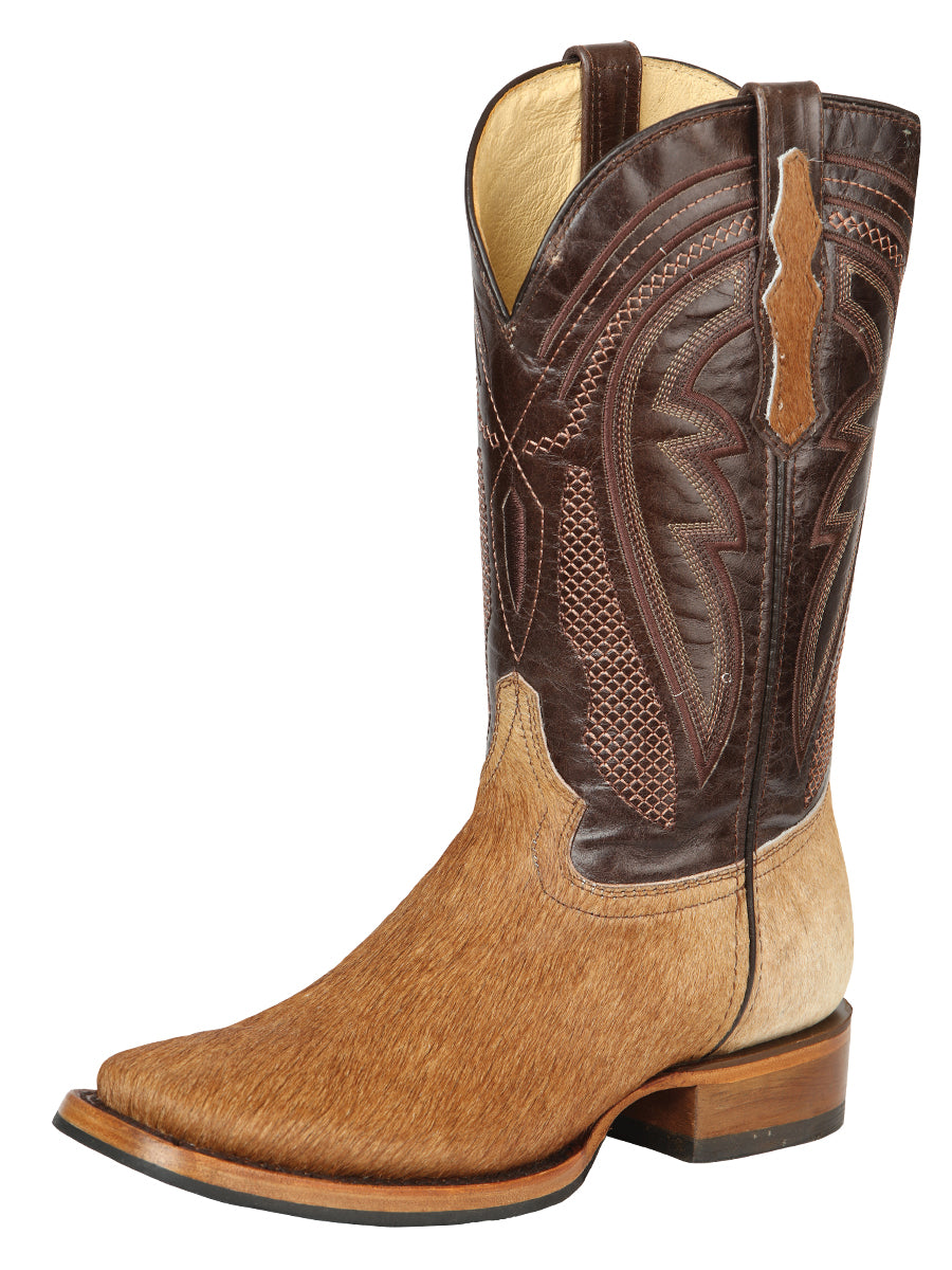El General Cowboy Boot Cowhide Honey Brown 45669