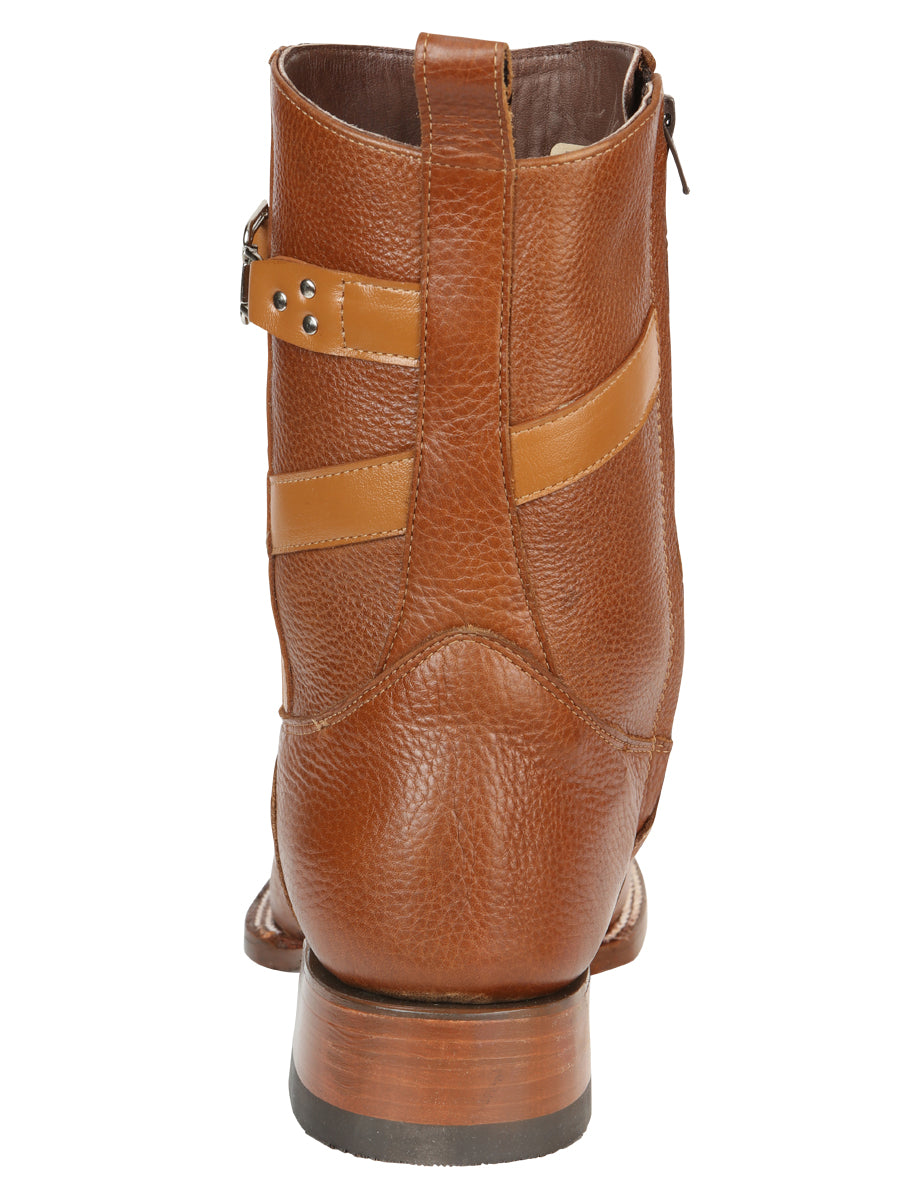 Botas El General Roper de cuero con cremallera para hombre - Marrón Martell 45704