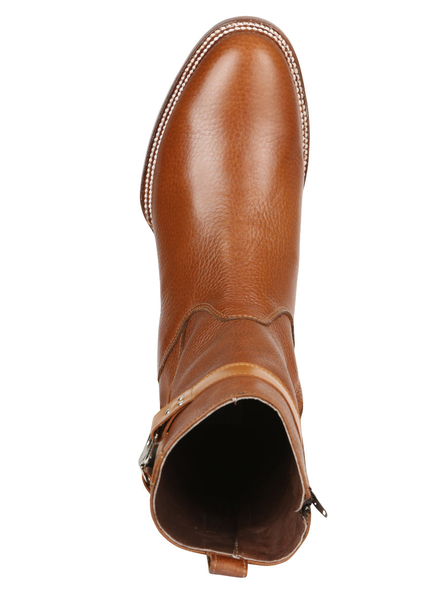 Botas El General Roper de cuero con cremallera para hombre - Marrón Martell 45704
