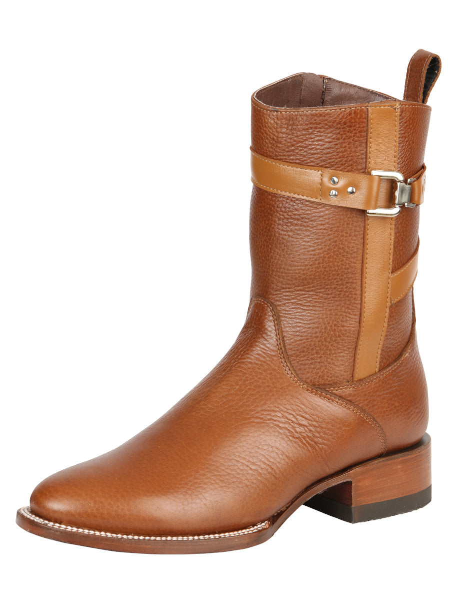 El General Zipper Roper Boots Martell Brown 45704