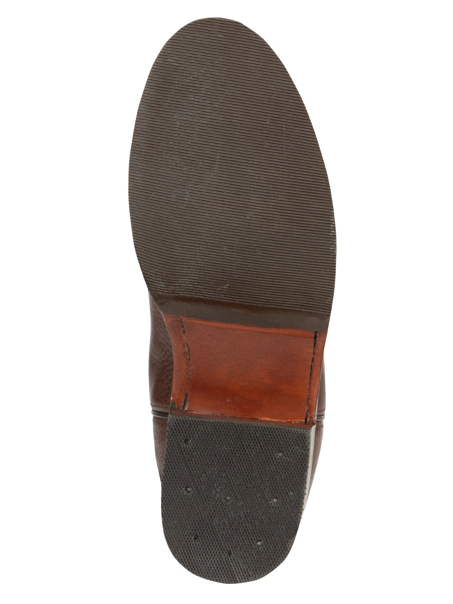 El General Men's Leather Roper Boots - Moka Brown 45707