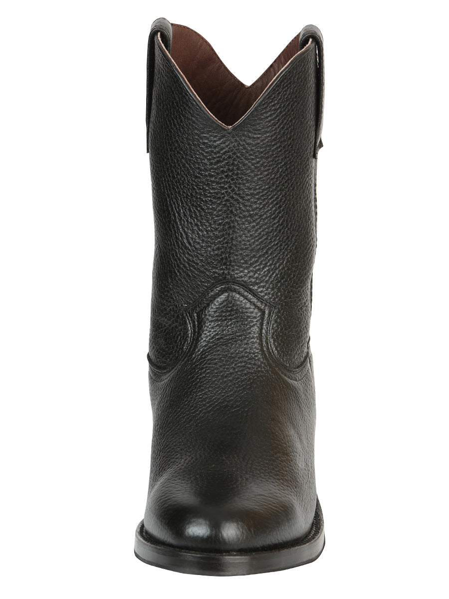 Botas Roper de cuero para hombre El General - Negro 45709