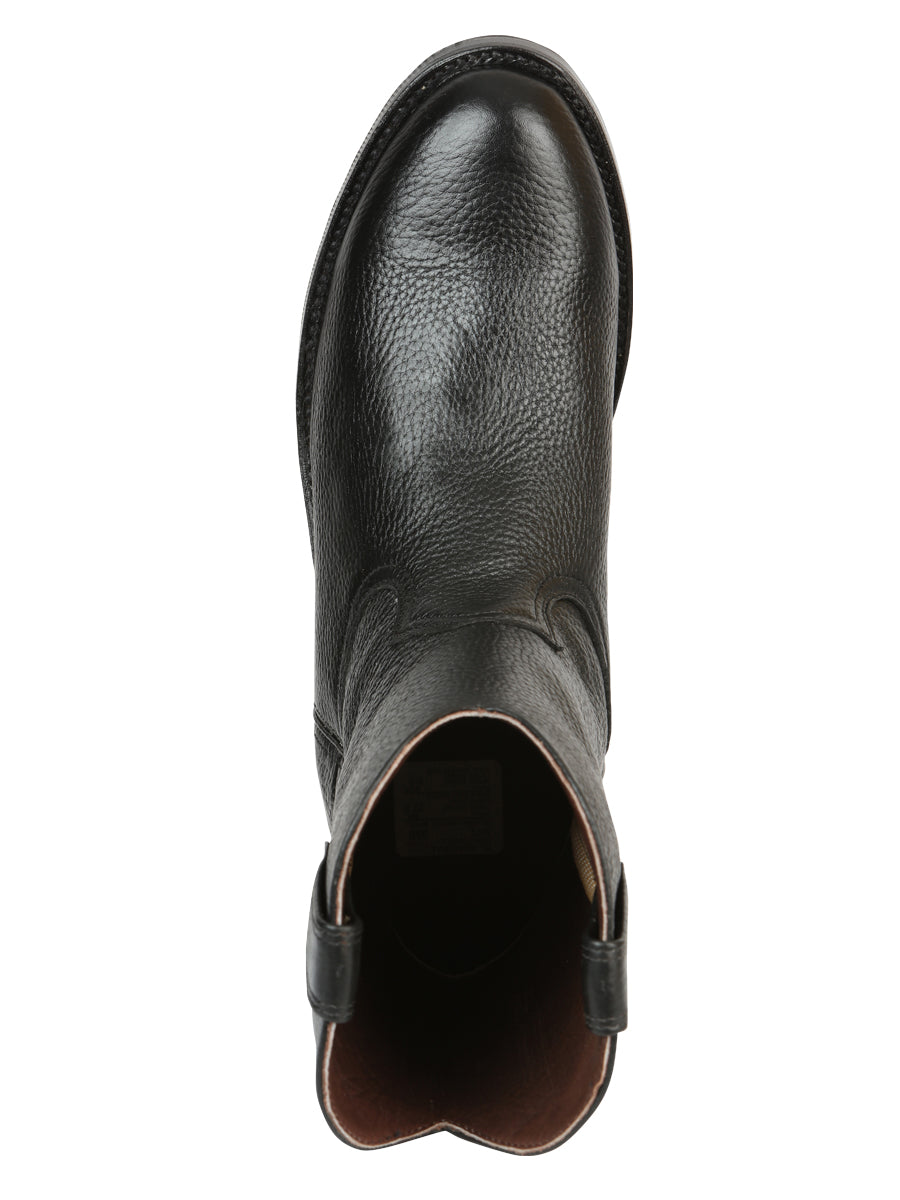 Botas Roper de cuero para hombre El General - Negro 45709