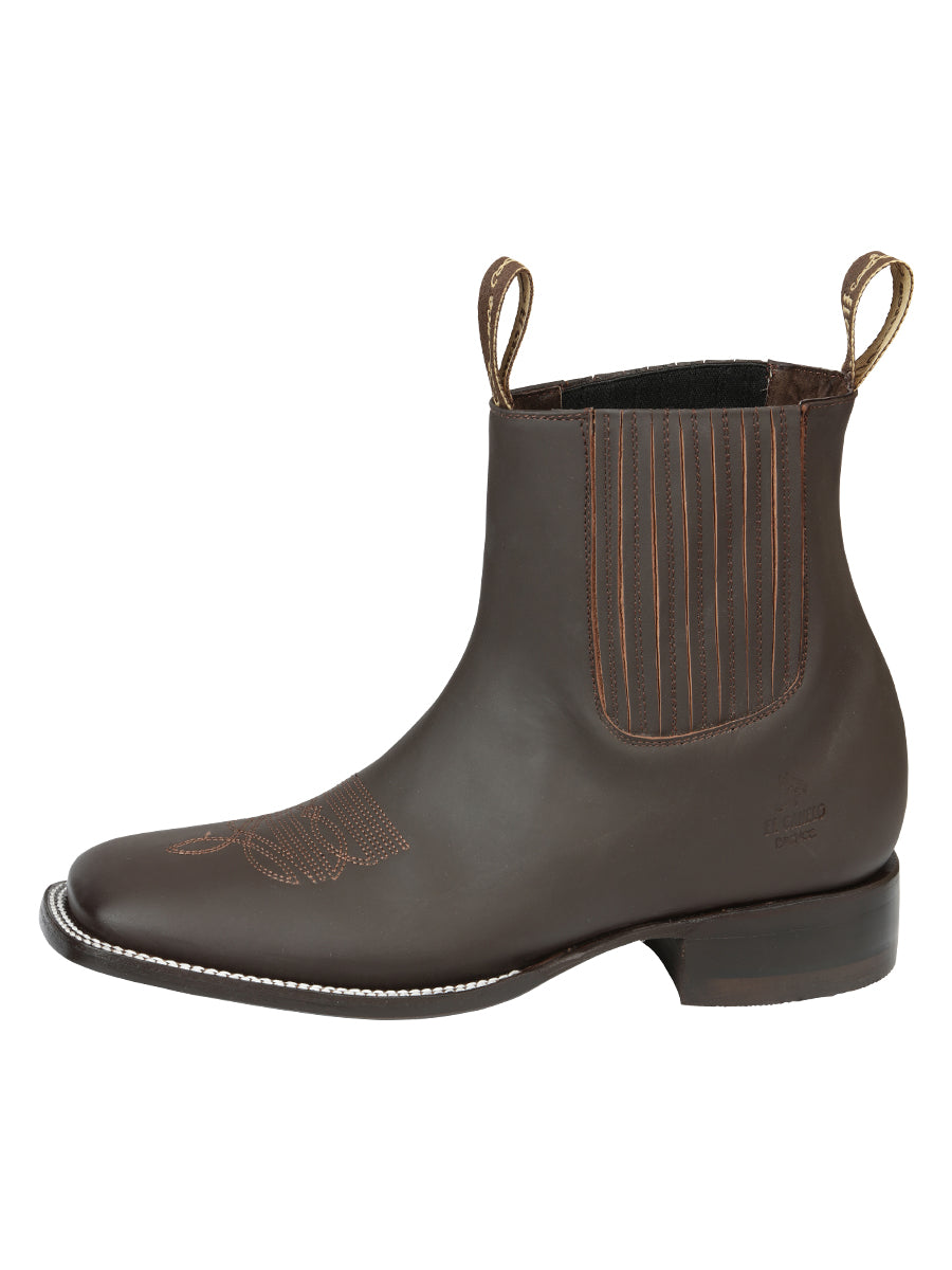 El Canelo Men's Matte Brown Boots 45756