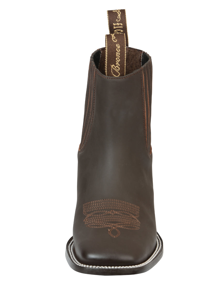 El Canelo Men's Matte Brown Boots 45756