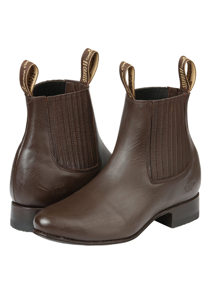 El Canelo Men's Charro Boots - Brown 45757