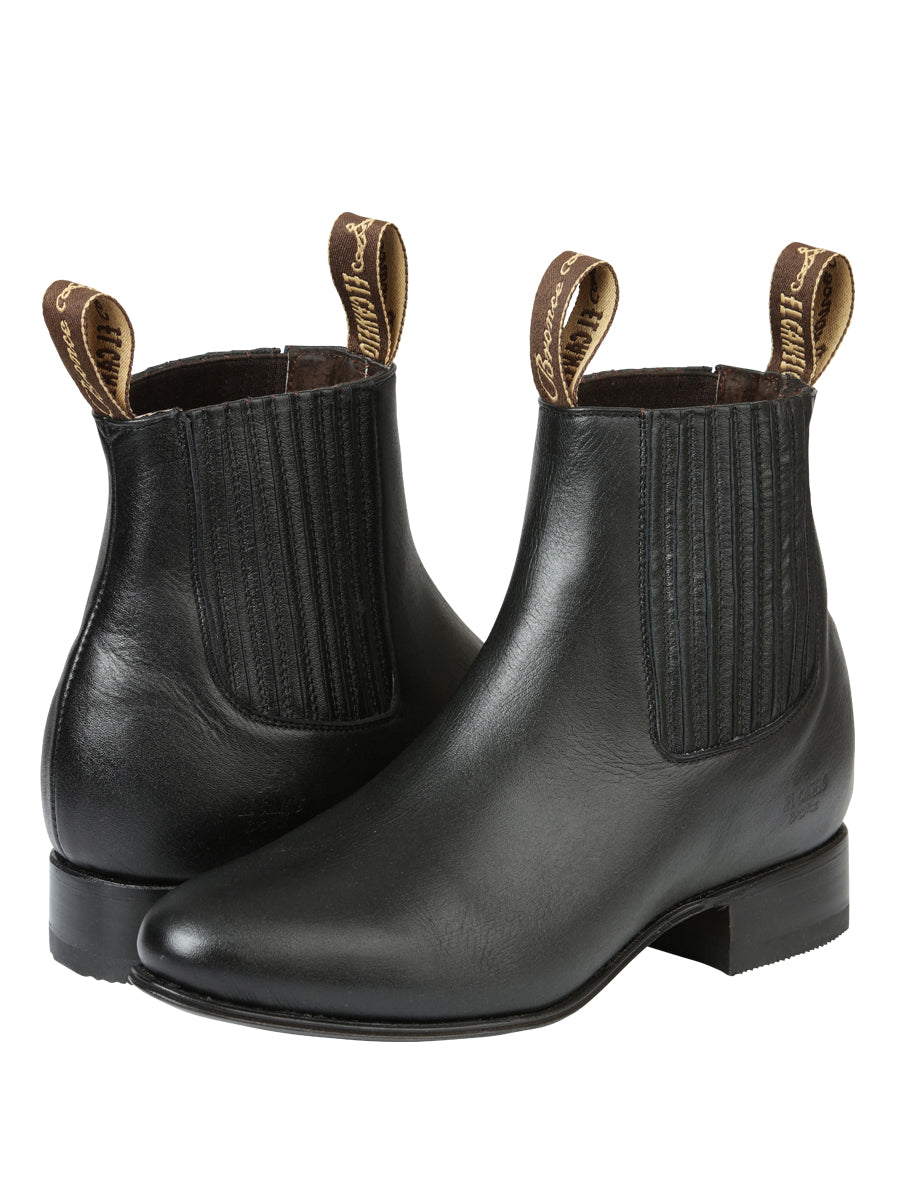 El Canelo Men's Charro Boots - Black 45758