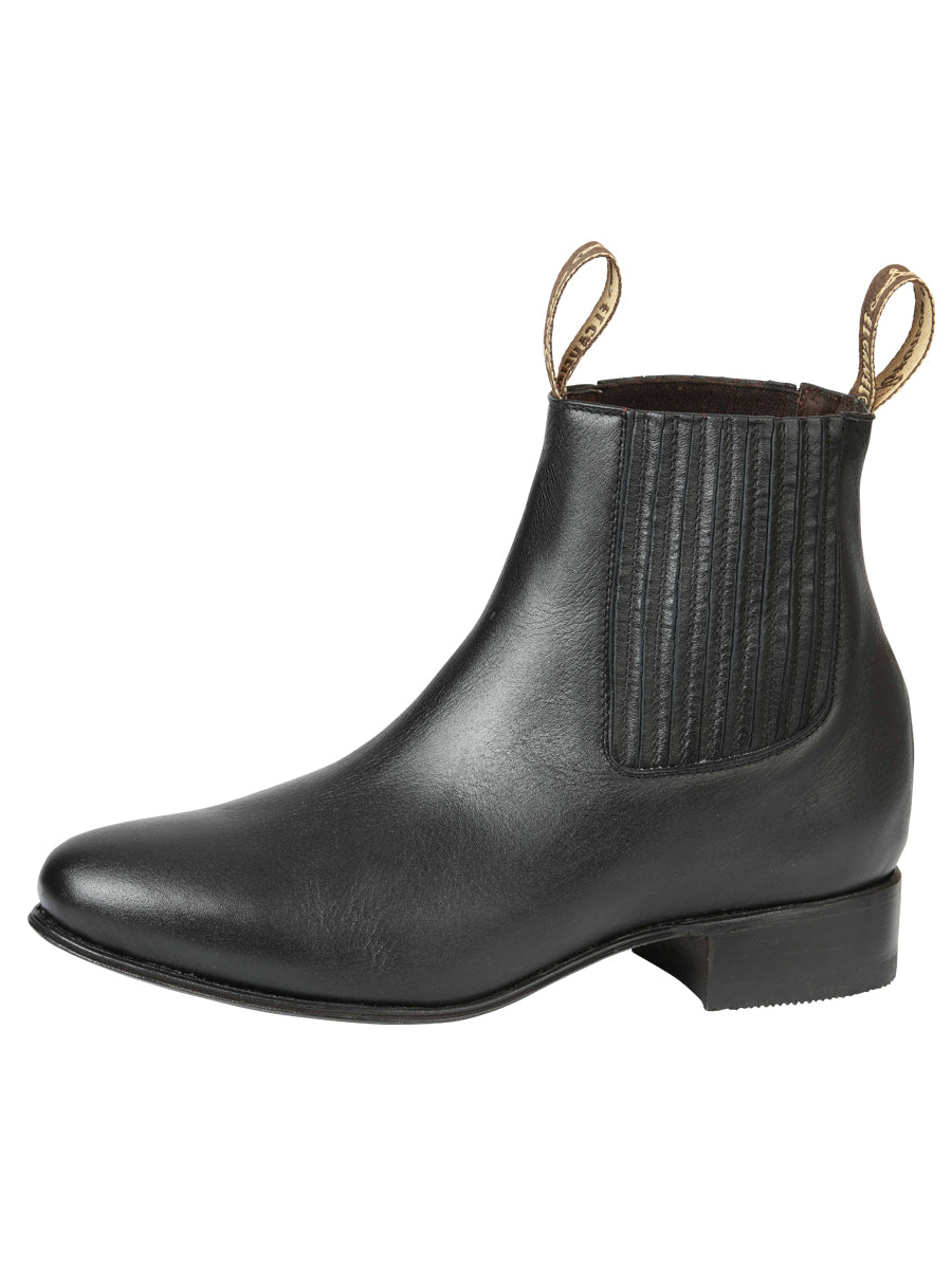 El Canelo Men's Charro Boots - Black 45758