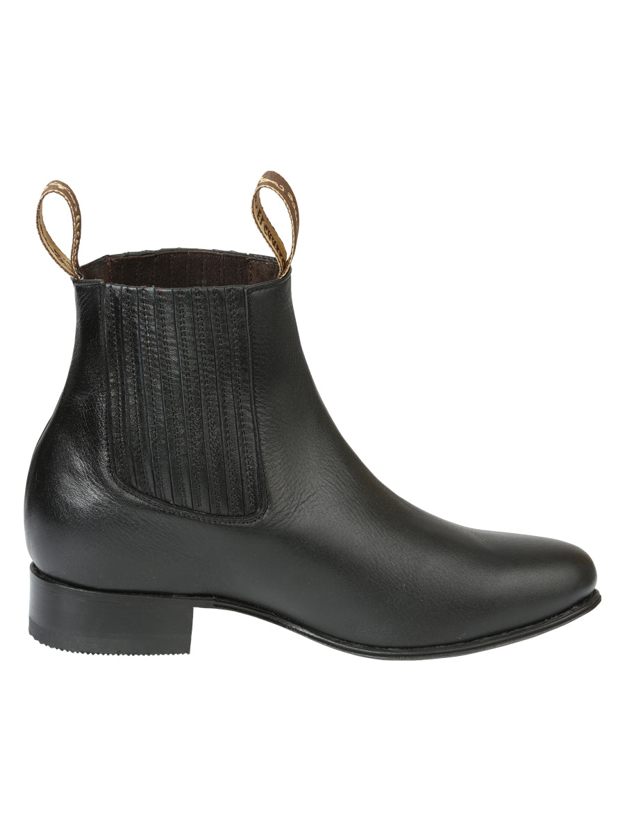 El Canelo Charro Boots Black 45758