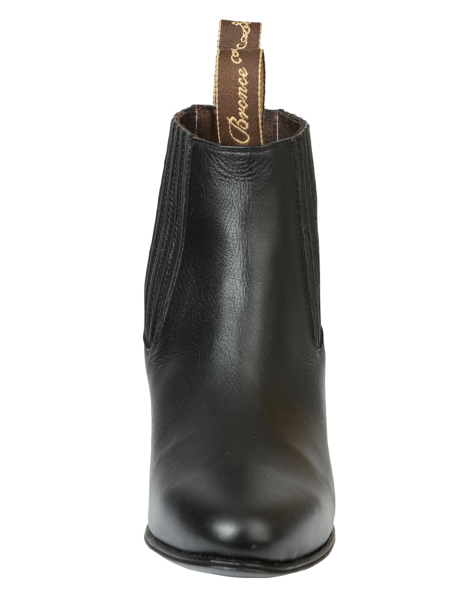 El Canelo Charro Boots Black 45758