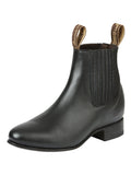 El Canelo Charro Boots Black 45758