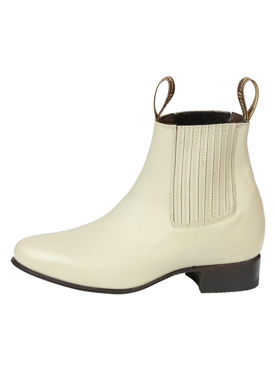 El Canelo Men's Charro Boots - Oyster Color 45759