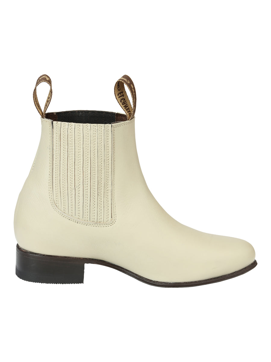 El Canelo Men's Charro Boots - Oyster Color 45759