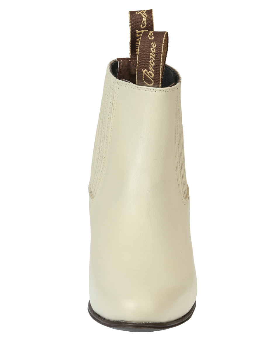 El Canelo Men's Charro Boots - Oyster Color 45759