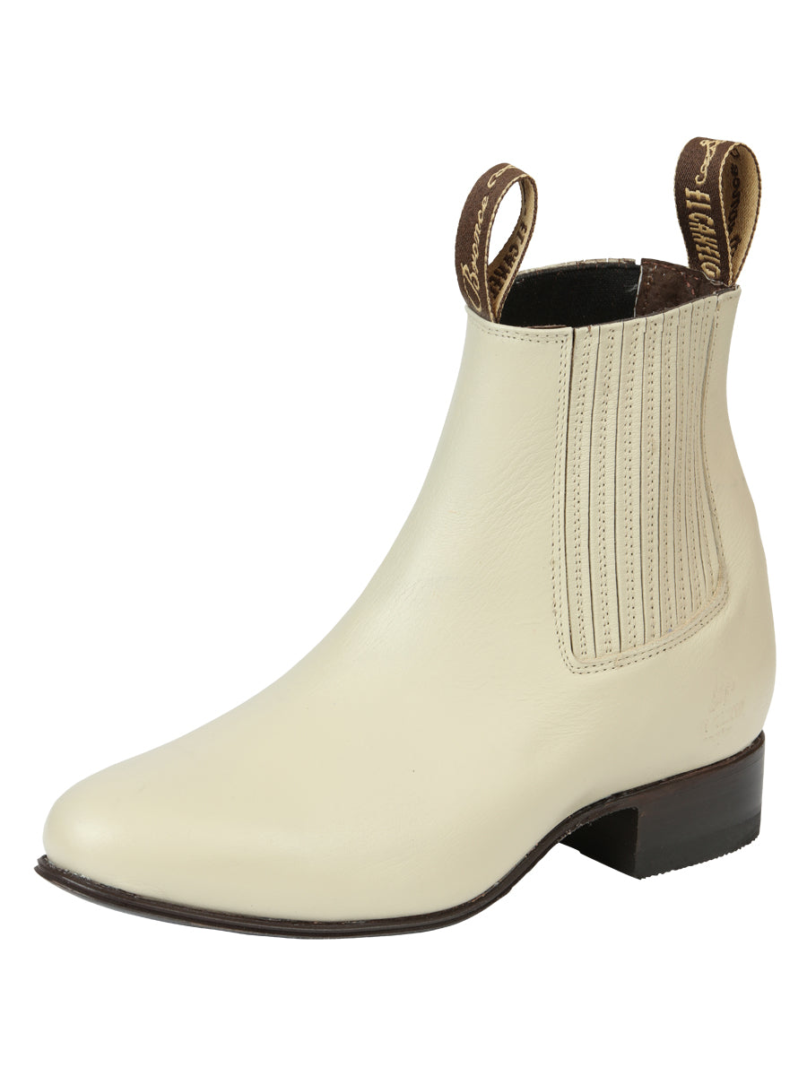El Canelo Men's Charro Boots - Oyster Color 45759