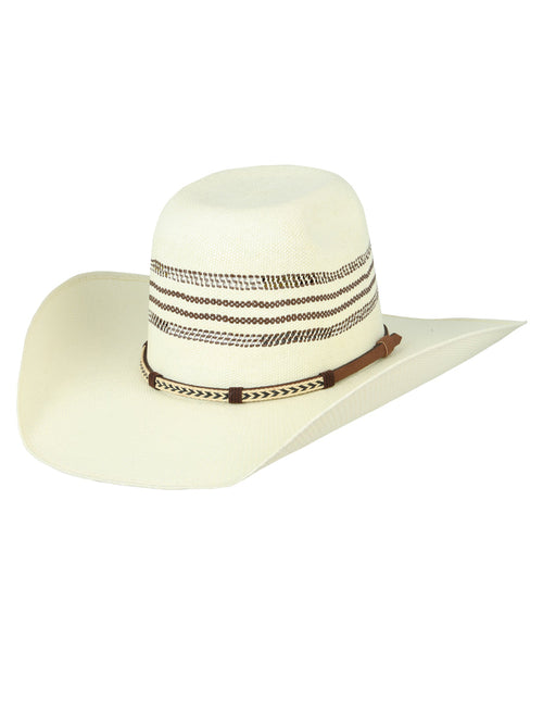 El General 20X Palm Straw Western Hat Minnick 45762