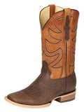 Men's El General Rodeo Boot Elephant Print Brown 45767