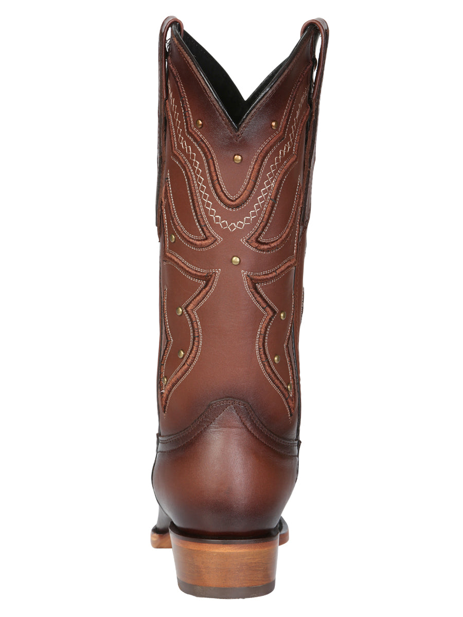 El General Women's Western Cowboy Boot - Made in Mexico - Shedron Brown 45777