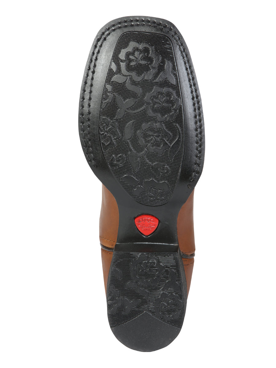 El General Women's Rodeo Boots - Papaya 45797
