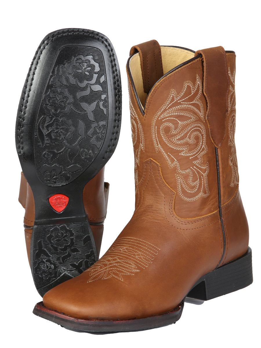 El General Women's Rodeo Boots - Papaya 45797