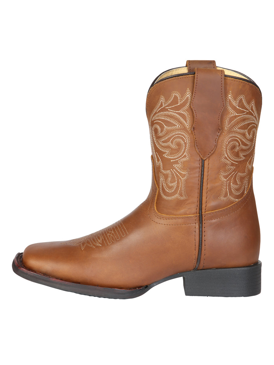 El General Women's Rodeo Boots - Papaya 45797
