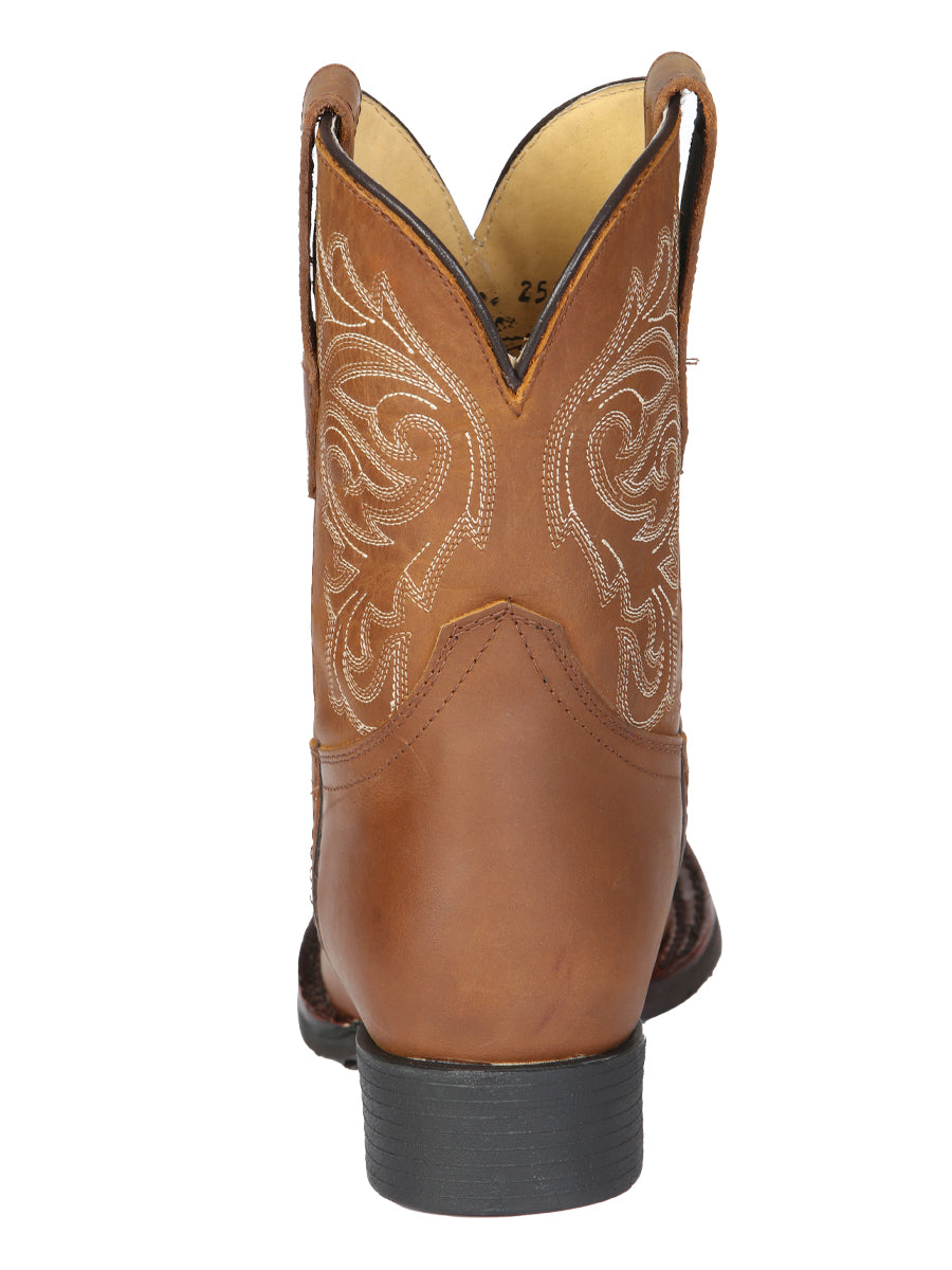 El General Women's Rodeo Boots - Papaya 45797