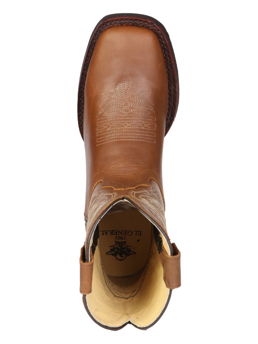 El General Women's Rodeo Boots - Papaya 45797