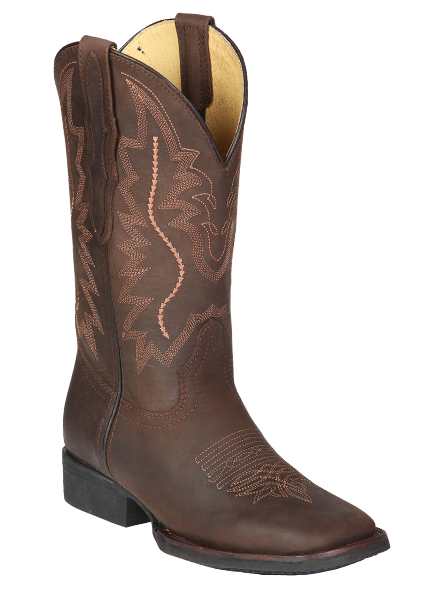 El General Women's Rodeo Boots - Brown 45802