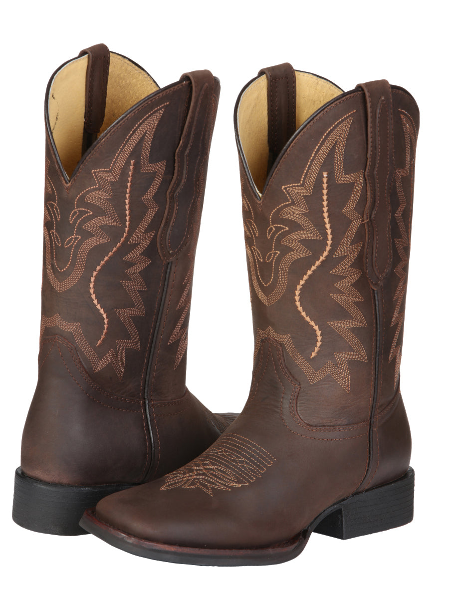 El General Women's Rodeo Boots - Brown 45802