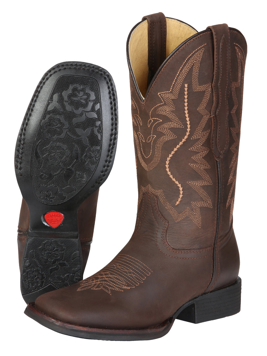 El General Women's Rodeo Boots - Brown 45802