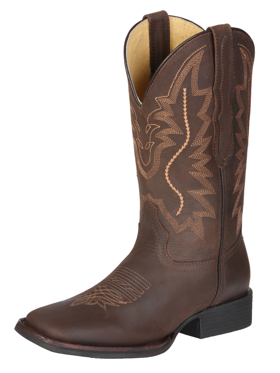 El General Women's Rodeo Boots - Brown 45802