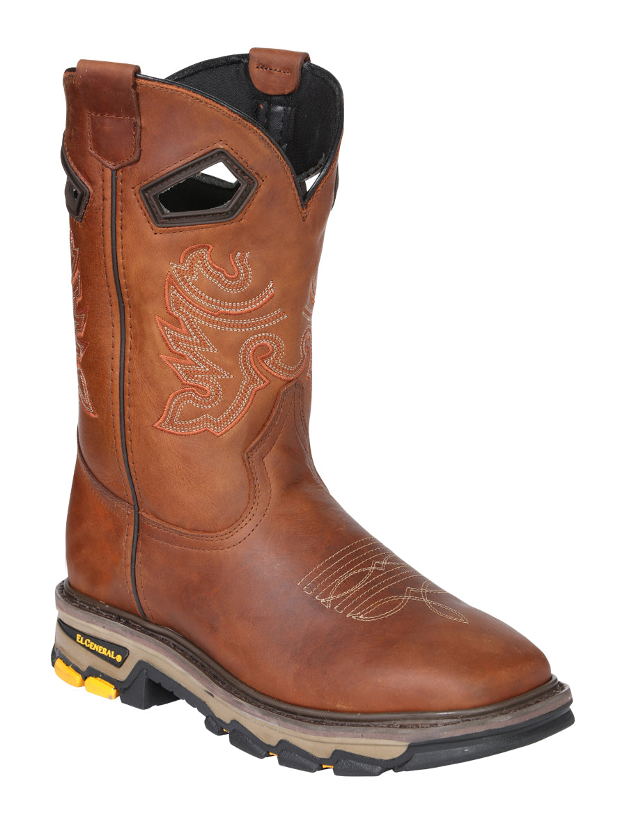 El General Men's Leather Work Boots - Kansas 45812