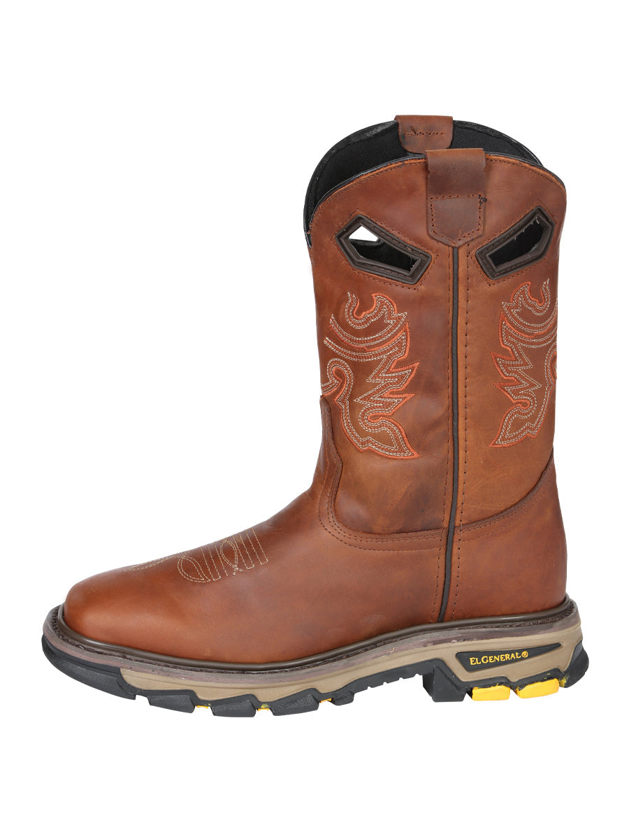 El General Men's Leather Work Boots - Kansas 45812