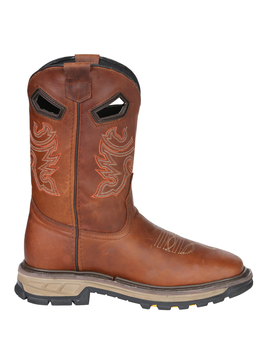 El General Men's Leather Work Boots - Kansas 45812