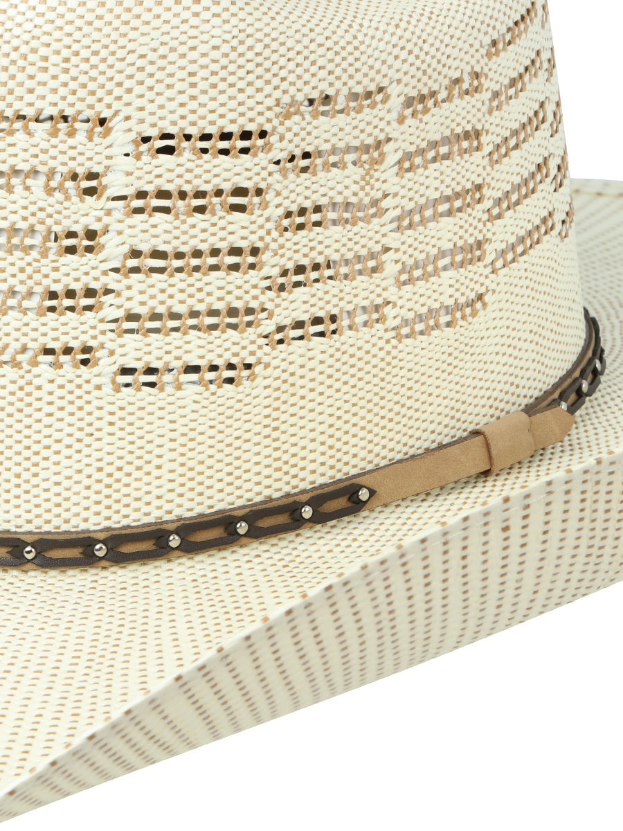 El General Sombrero Vaquero Western Bangora 20X - Estilo Ringers Ivory/Tan 45881