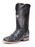 El General Cowboy Boot Caiman Print Grey Black 45928
