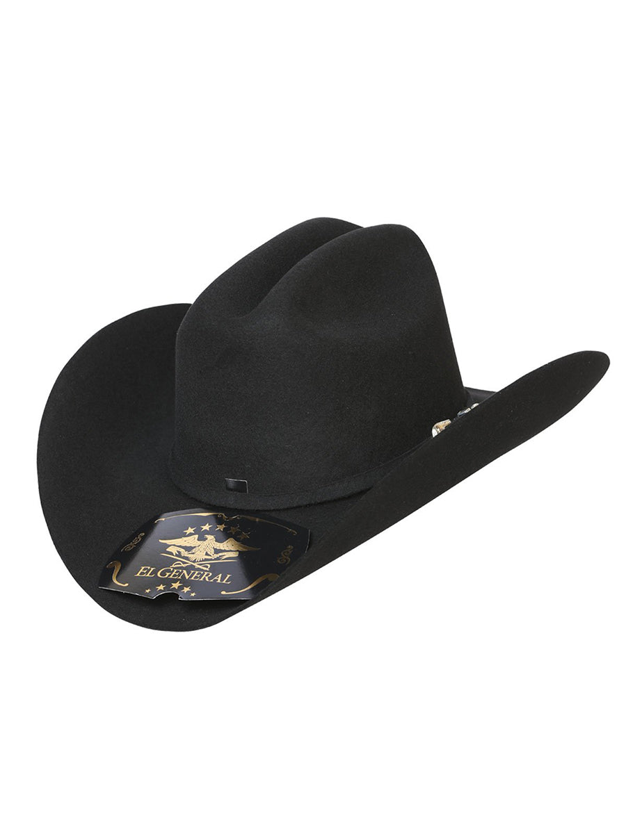 El General 50X Wool Cowboy Hat Julion Black 121933