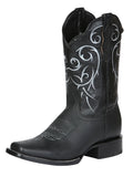 Classic Western Cowboy Boot Black 124069