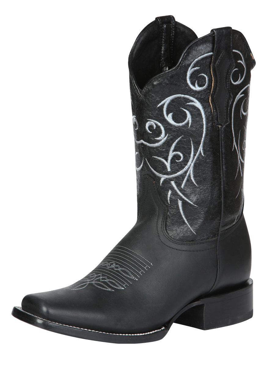 Classic Western Cowboy Boot Black 124069