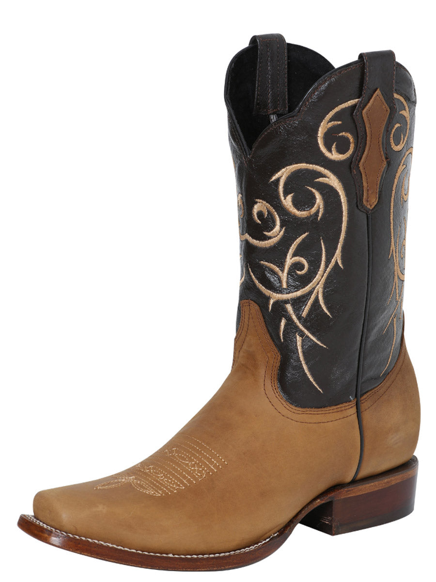 El General Men's Leather Cowboy Boot - Made in Mexico - Orix 124072