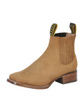 El General Ankle Boots Nobuck Old Gold 126196