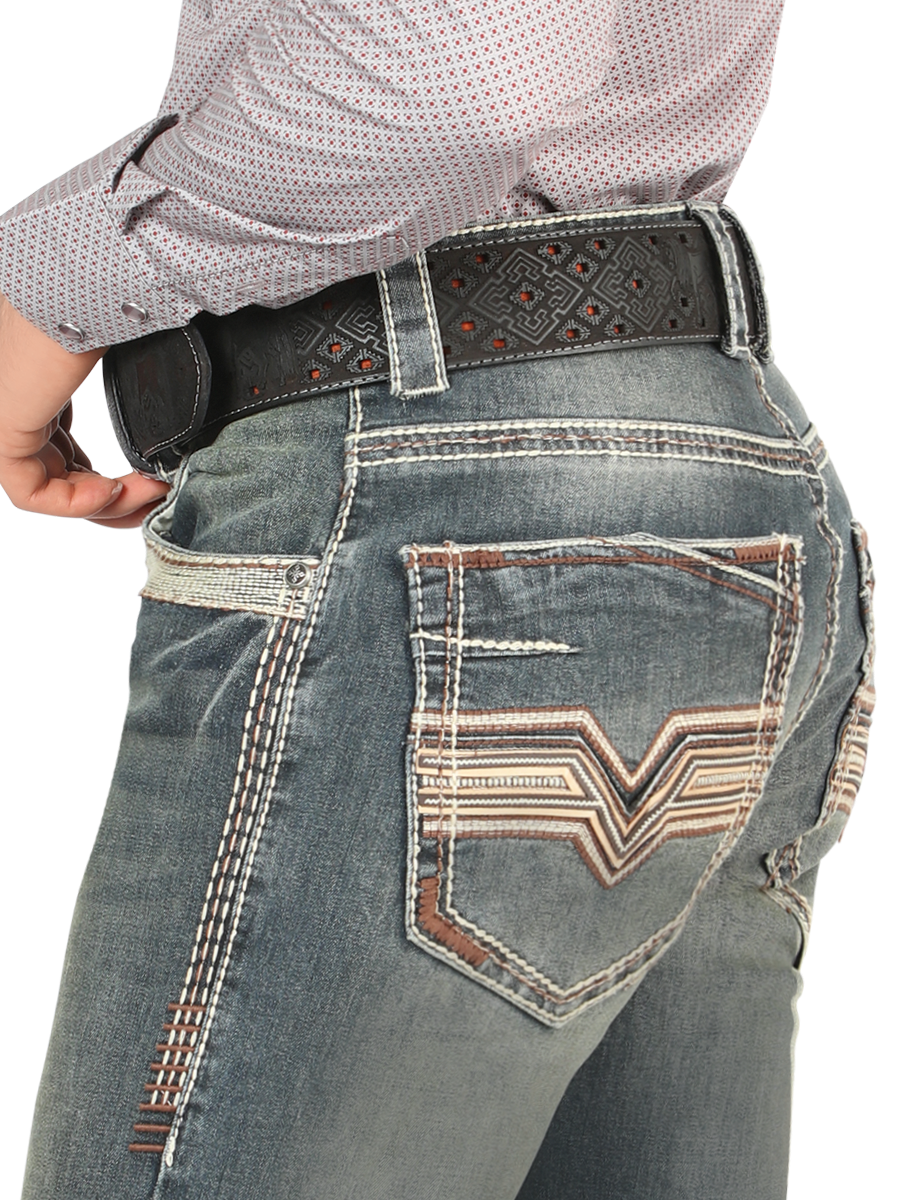LAMASINI LM1868 Dark Blue (Heavy Denim) Copy